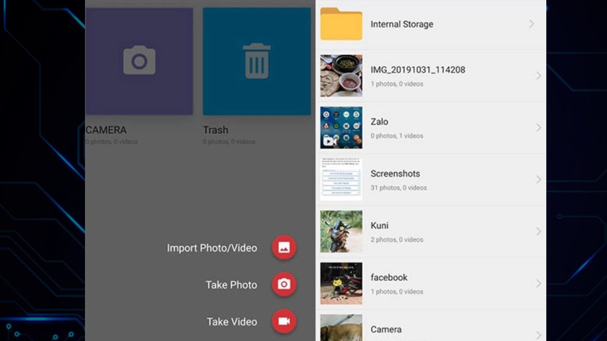 Ẩn video và hình ảnh riêng tư trên Oppo