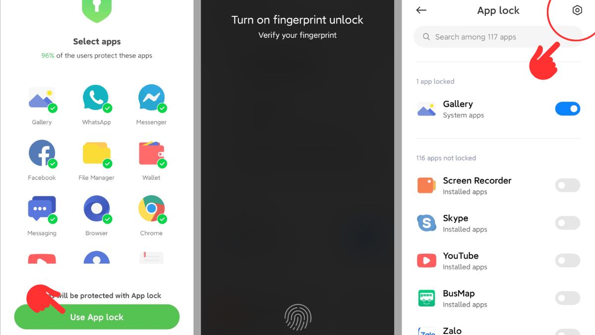cách Ẩn ứng dụng trên điện thoại Xiaomi MIUI 12 trở lên bước 2