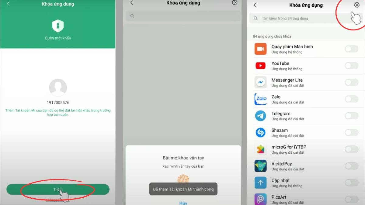 cách Ẩn ứng dụng trên điện thoại Xiaomi MIUI 10,11 bước 2