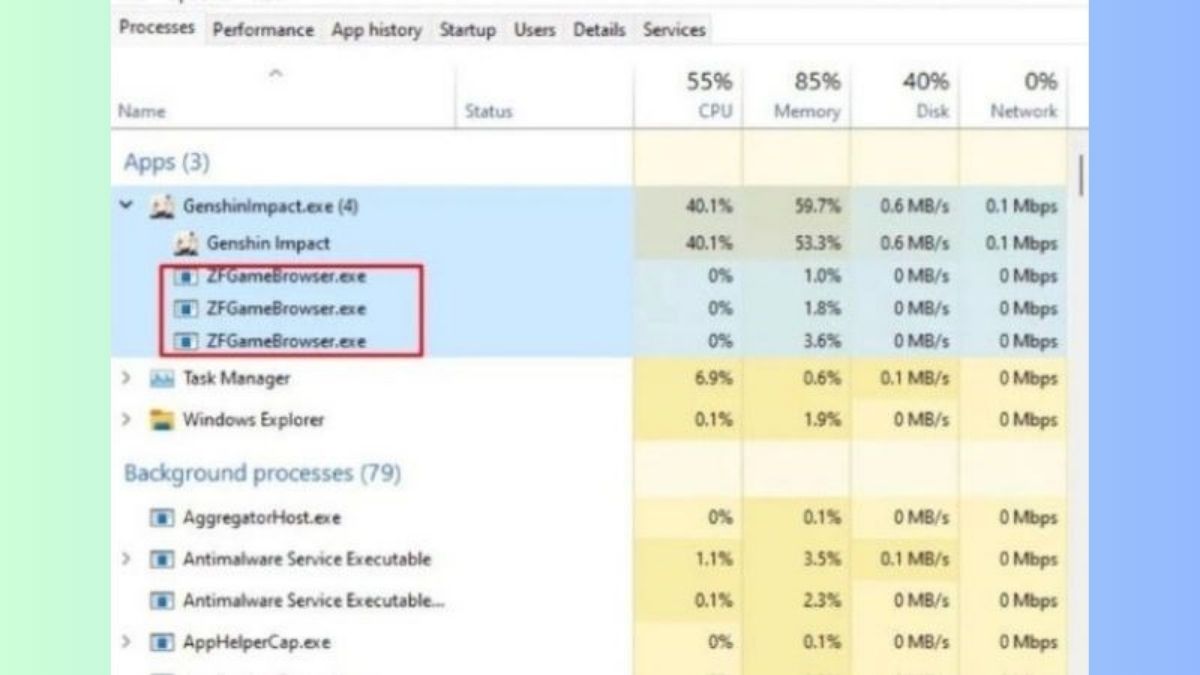 Cách chơi Genshin Impact cho máy yếu với giải pháp tắt ZPGame Browser