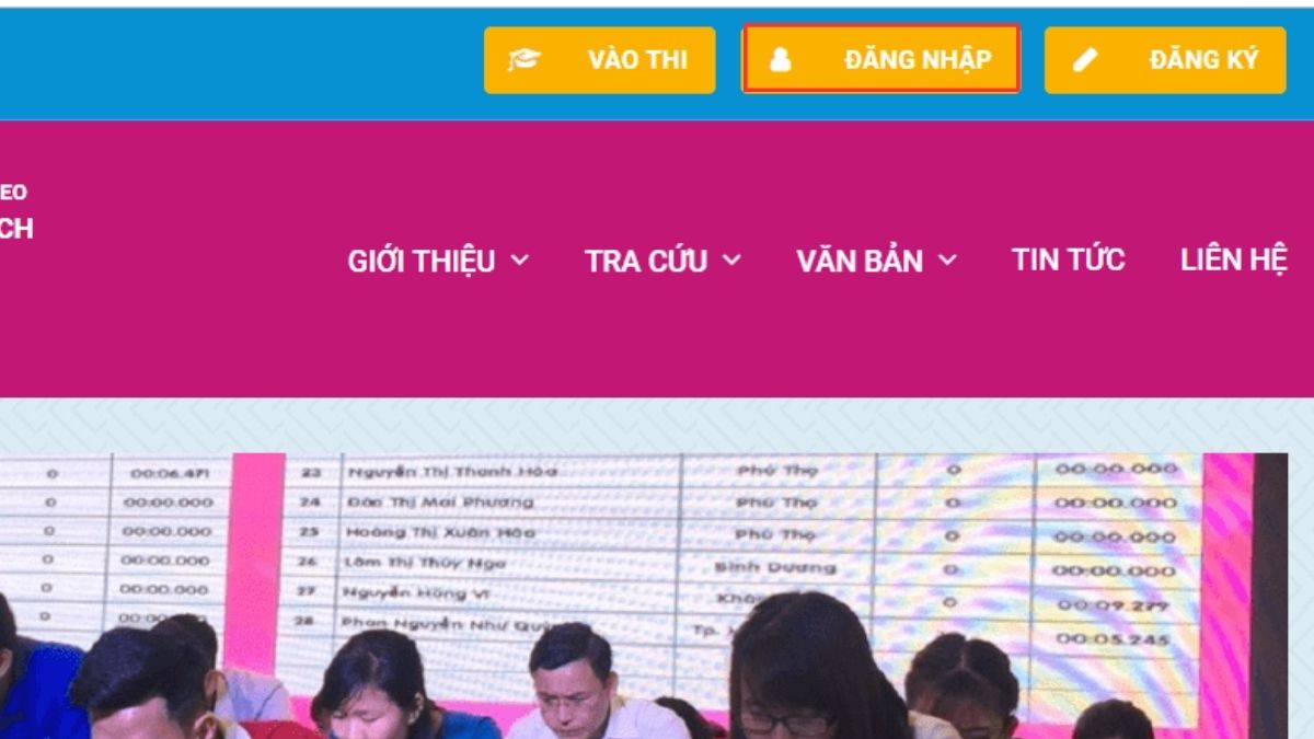 Cách lấy lại mật khẩu Học và làm theo lời Bác 2023 bước 1