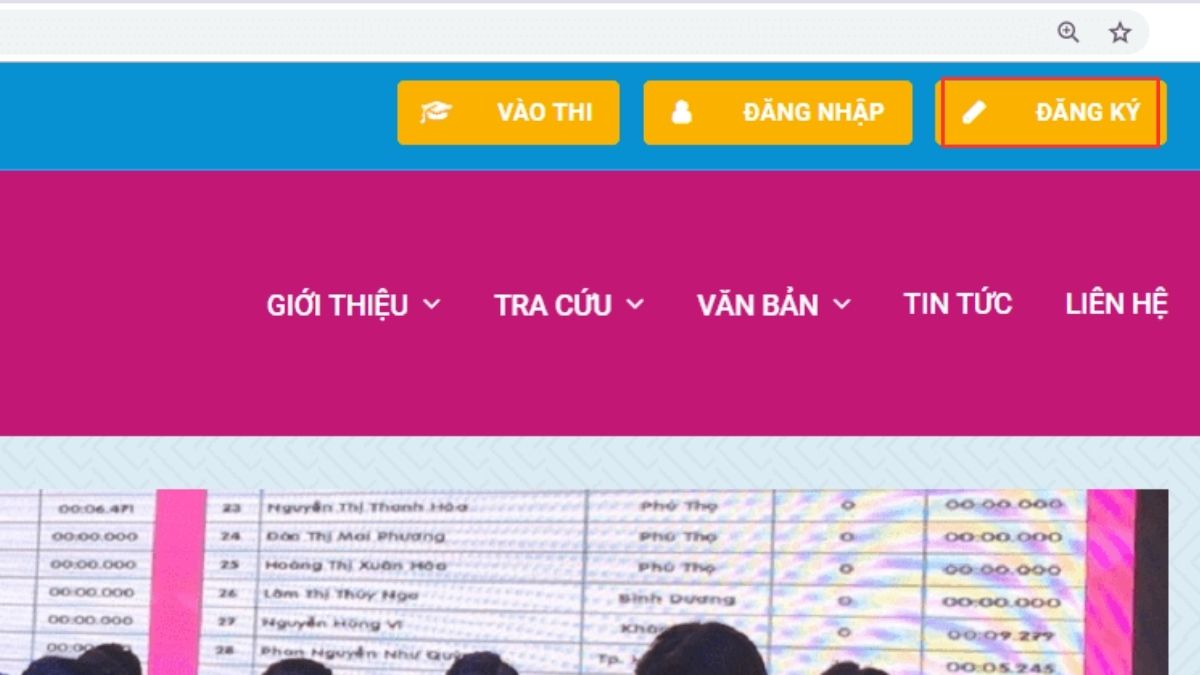 Cách đăng ký cuộc thi Học và làm theo lời Bác 2023 bước 2