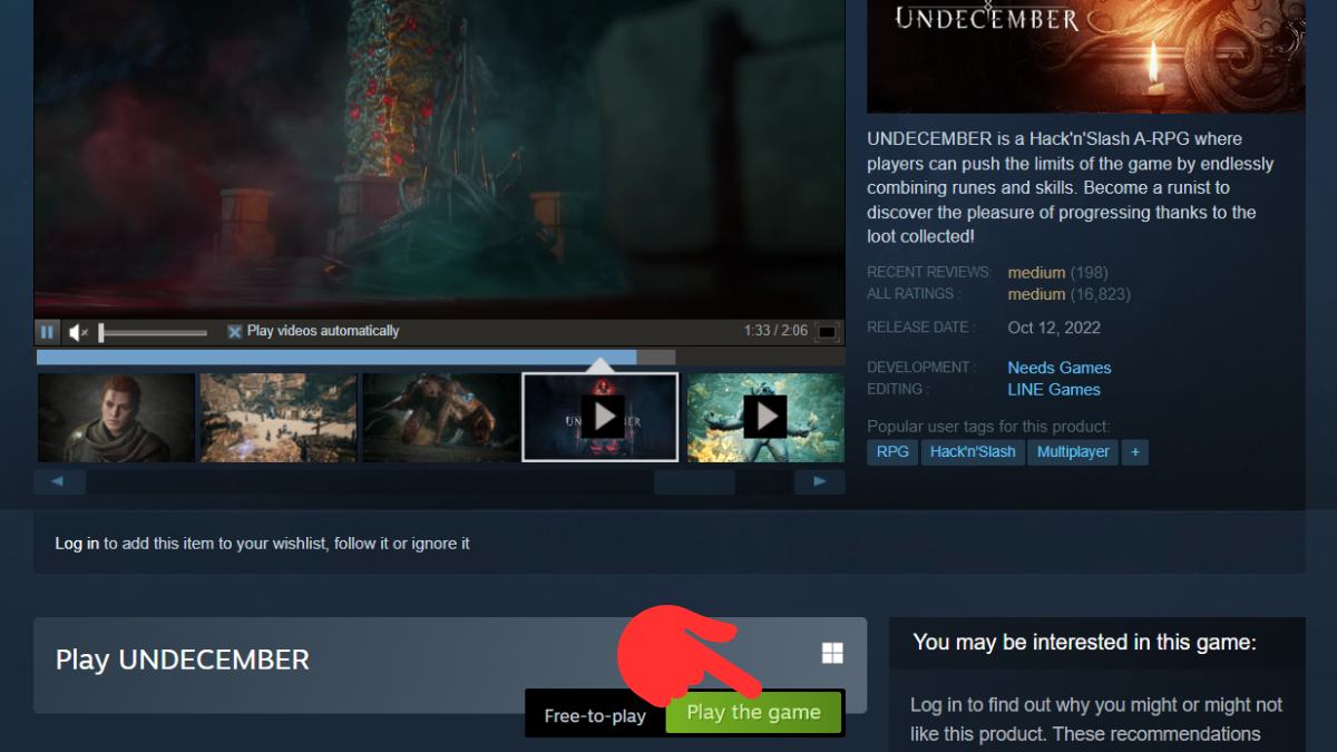 Hướng dẫn tải game Undecember trên PC hước 2