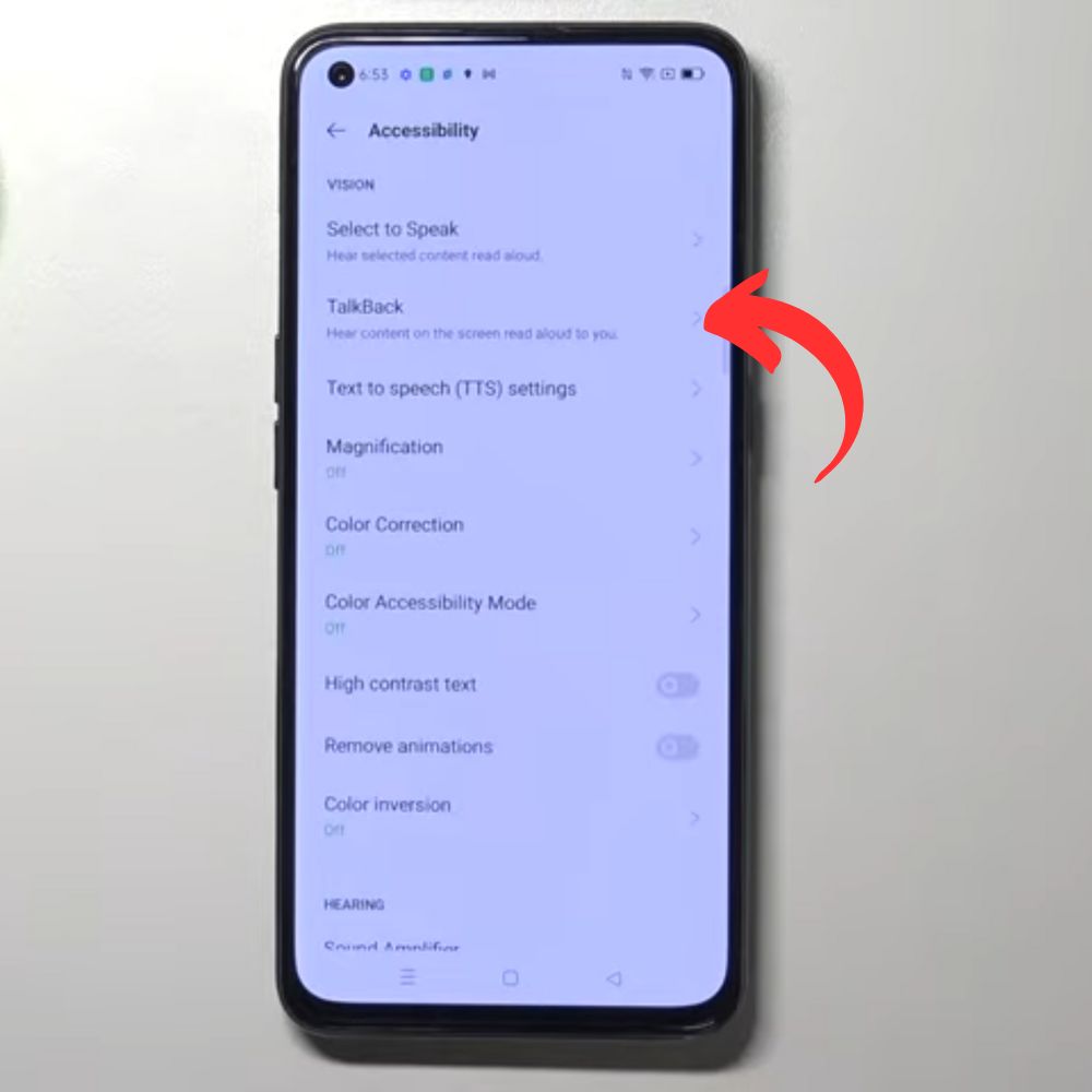Tắt Talkback với cài đặt 3