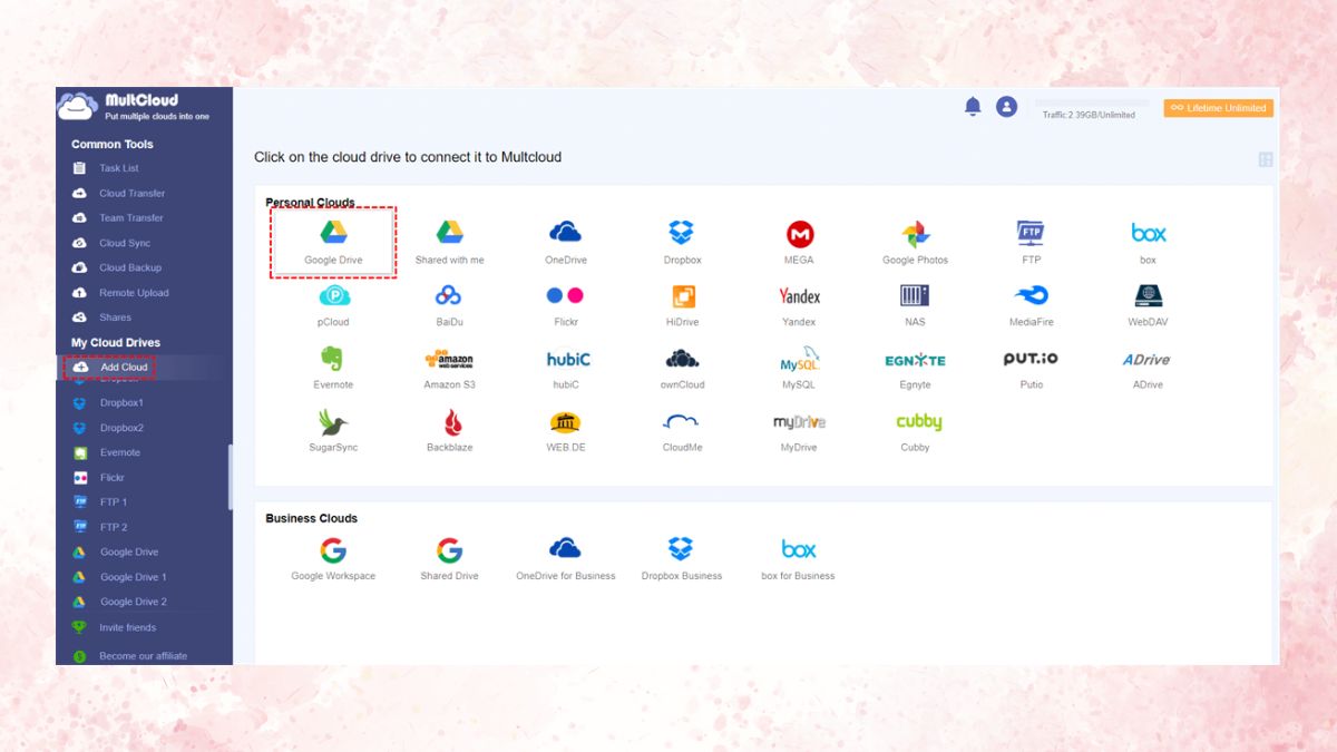Cách chuyển file từ PC sang Google Drive - bước 1