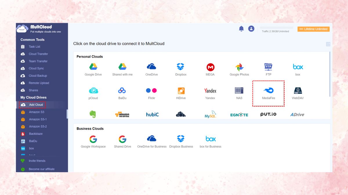 Cách chuyển đổi file MEGA sang MediaFire - bước 3