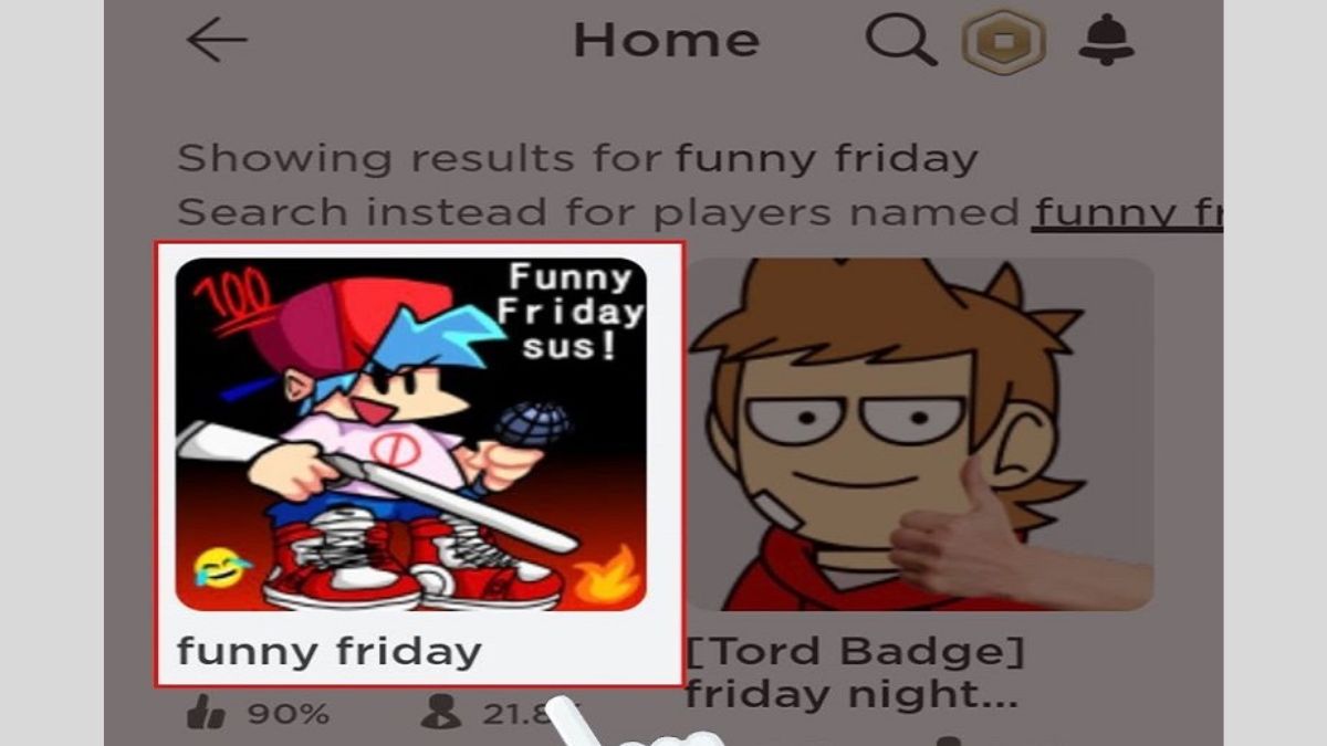 Hướng dẫn cách nhập code Funky Friday bước 1