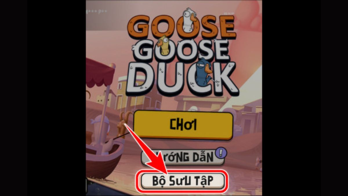 Hướng dẫn cách nhập code Goose Goose Duck bước 1
