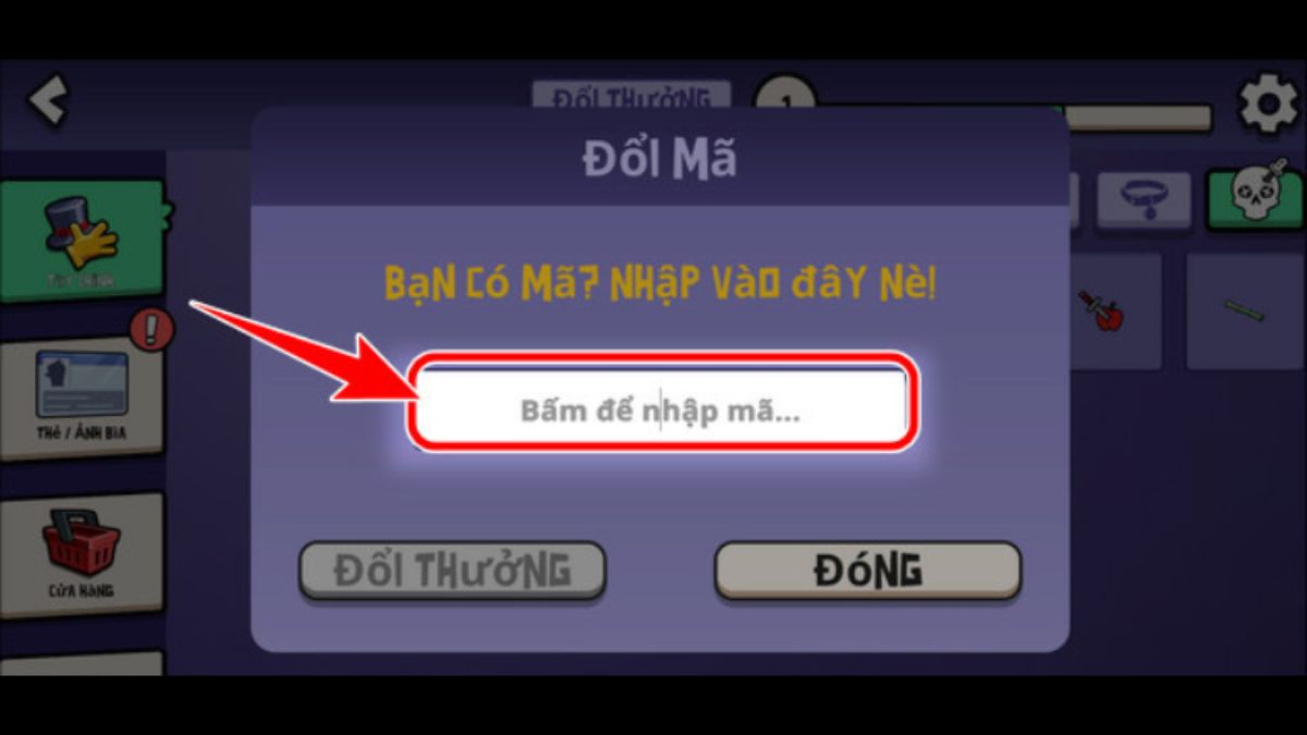 Hướng dẫn cách nhập code Goose Goose Duck bước 3