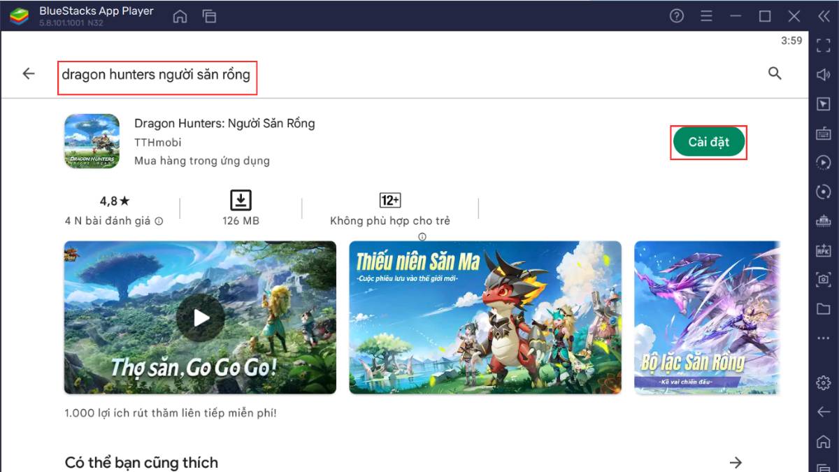 Hướng dẫn cách tải Dragon Hunters trên máy tính