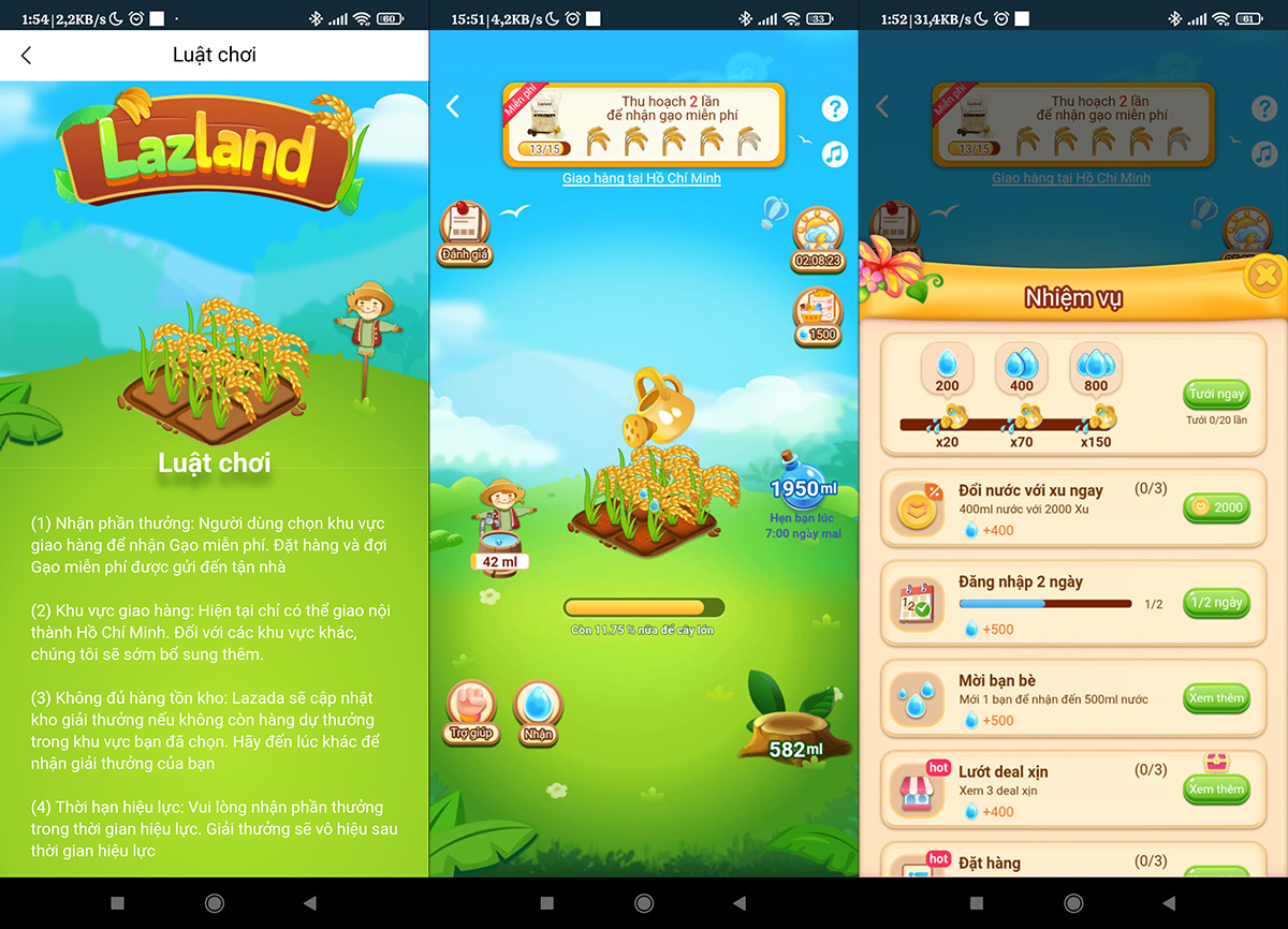 Gạo Free – Chơi trò chơi còn được tặng gạo