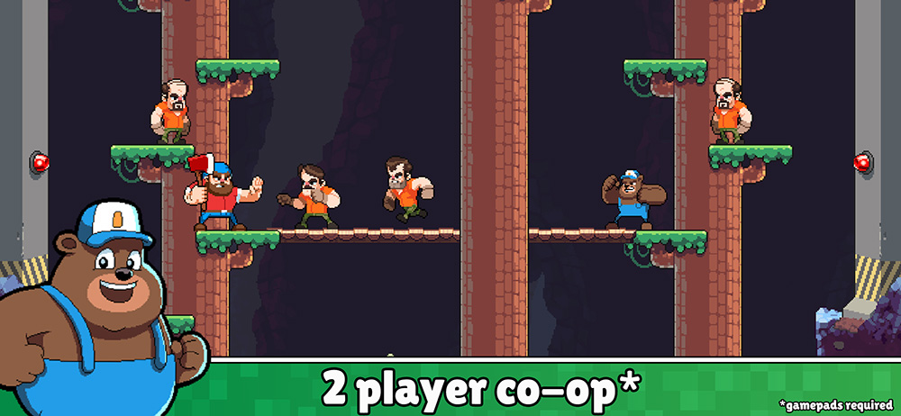 Top game offline cực hay giúp bạn giải trí mọi lúc mọi nơi: Timber Man gameplay