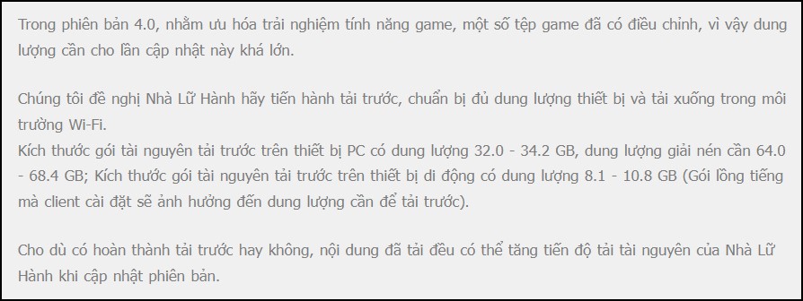 Game thủ Genshin Impact choáng váng vì dung lượng patch 4.0, đã đến lúc mua máy 128GB
