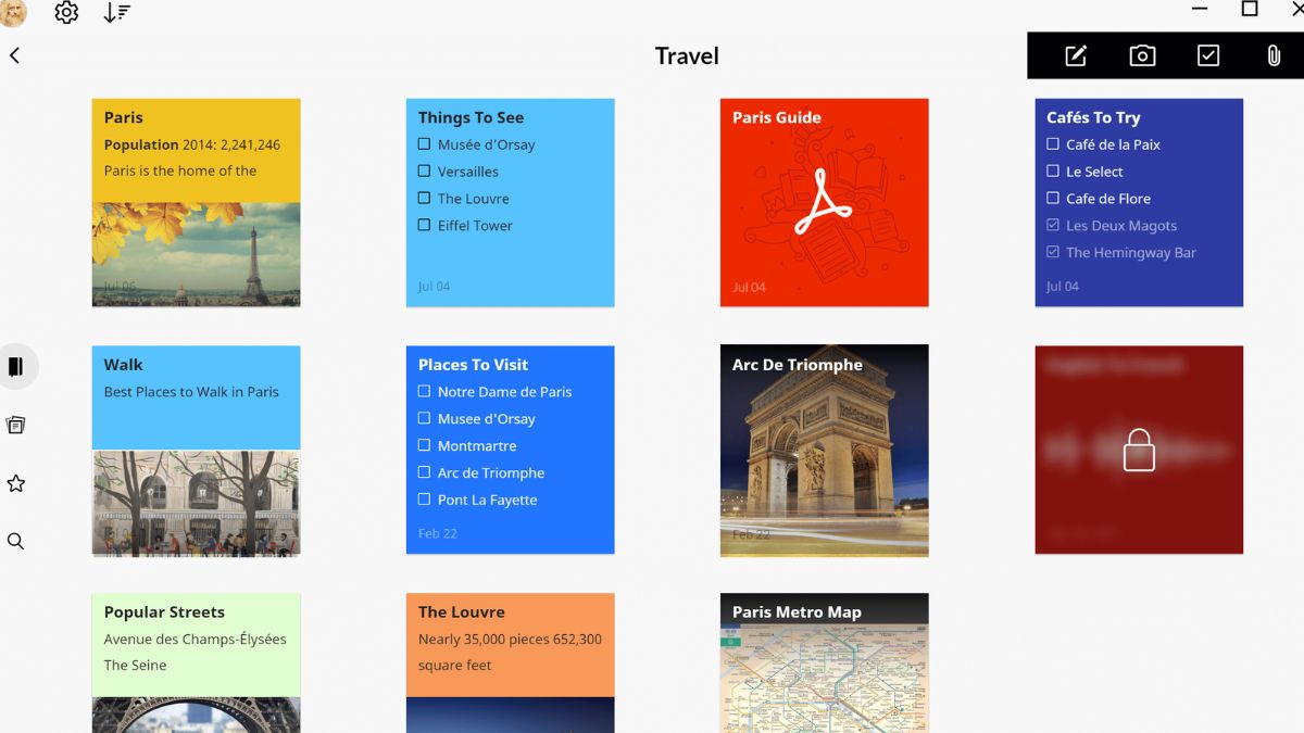 Zoho Notebook