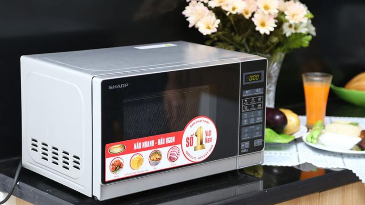 Cách sử dụng lò vi sóng Sharp điện tử 2