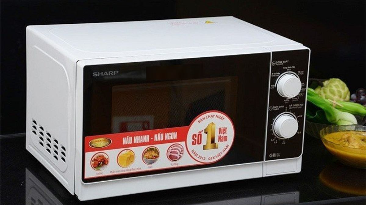 Hướng dẫn sử dụng lò vi sóng Sharp cơ 1