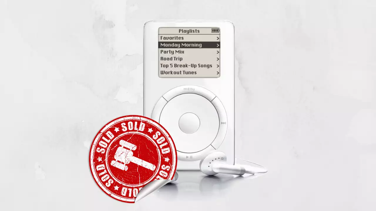 Quyền sở hữu ban đầu của chiếc iPod đã được chia thành 5,000 cổ phiếu, mỗi cổ phiếu trị giá 5 đô la