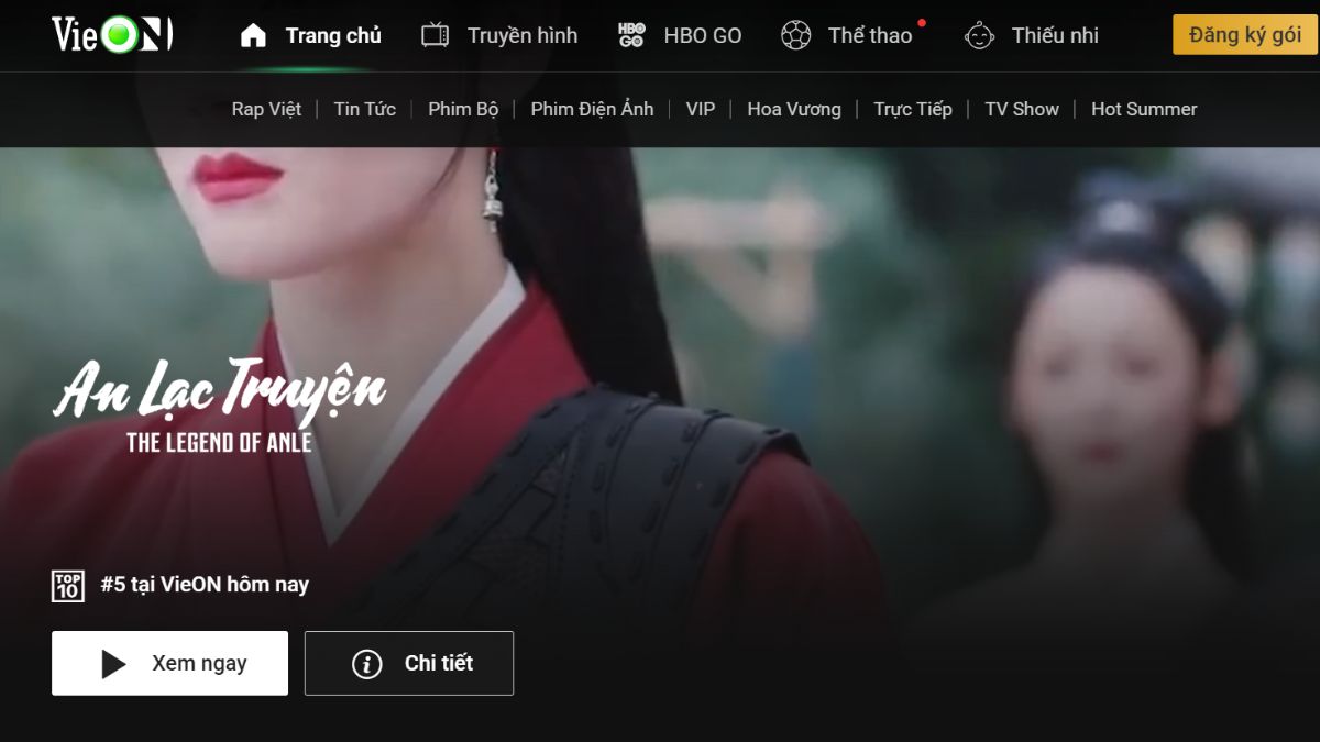 Lịch chiếu phim An Lạc Truyện mới nhất