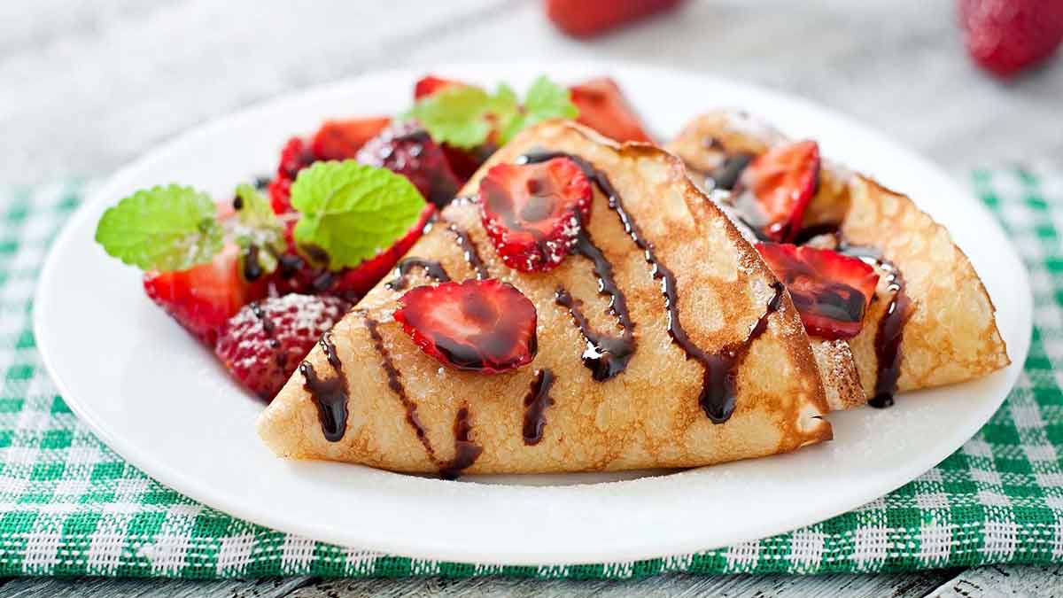 Món bánh kếp lành mạnh cho bé ăn sáng 