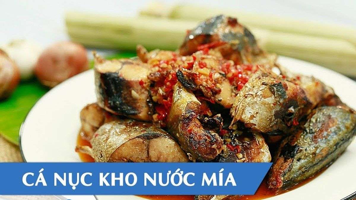 món ngon cho bé 4-6 tuổi gồm cá nục kho nước mía