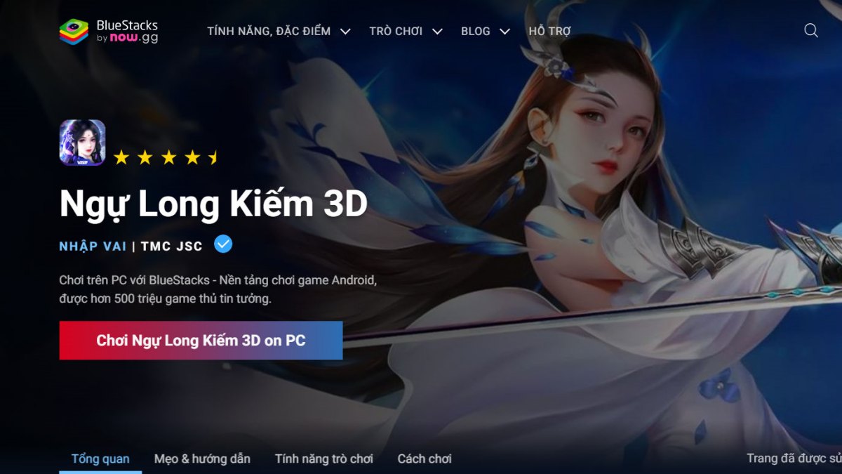 cách tải Ngự Long Kiếm 3D trên máy tính bước 1