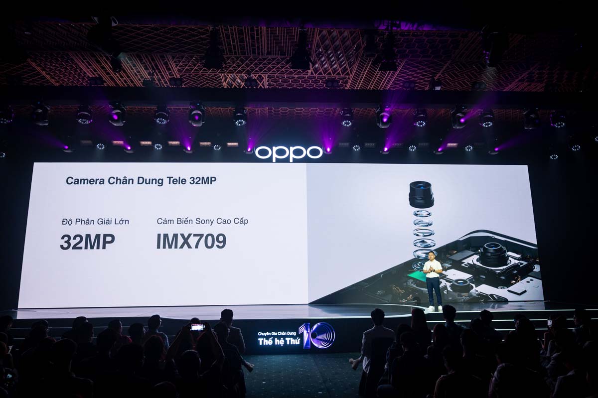 Cảm biến Sony IMX709 trên camera chân dung tele