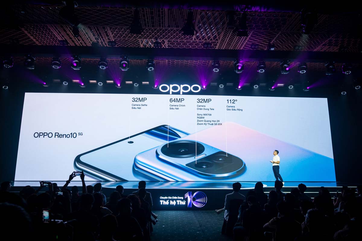 Cụm camera trên OPPO Reno10 5G