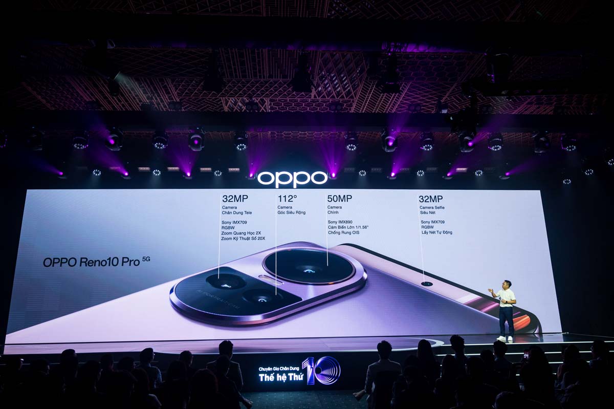 Cụm camera trên OPPO Reno10 Pro 5G
