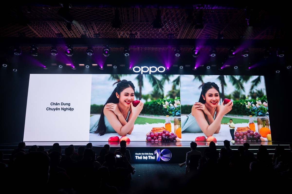 Chế độ chân dung chuyên nghiệp trên OPPO Reno10 Series