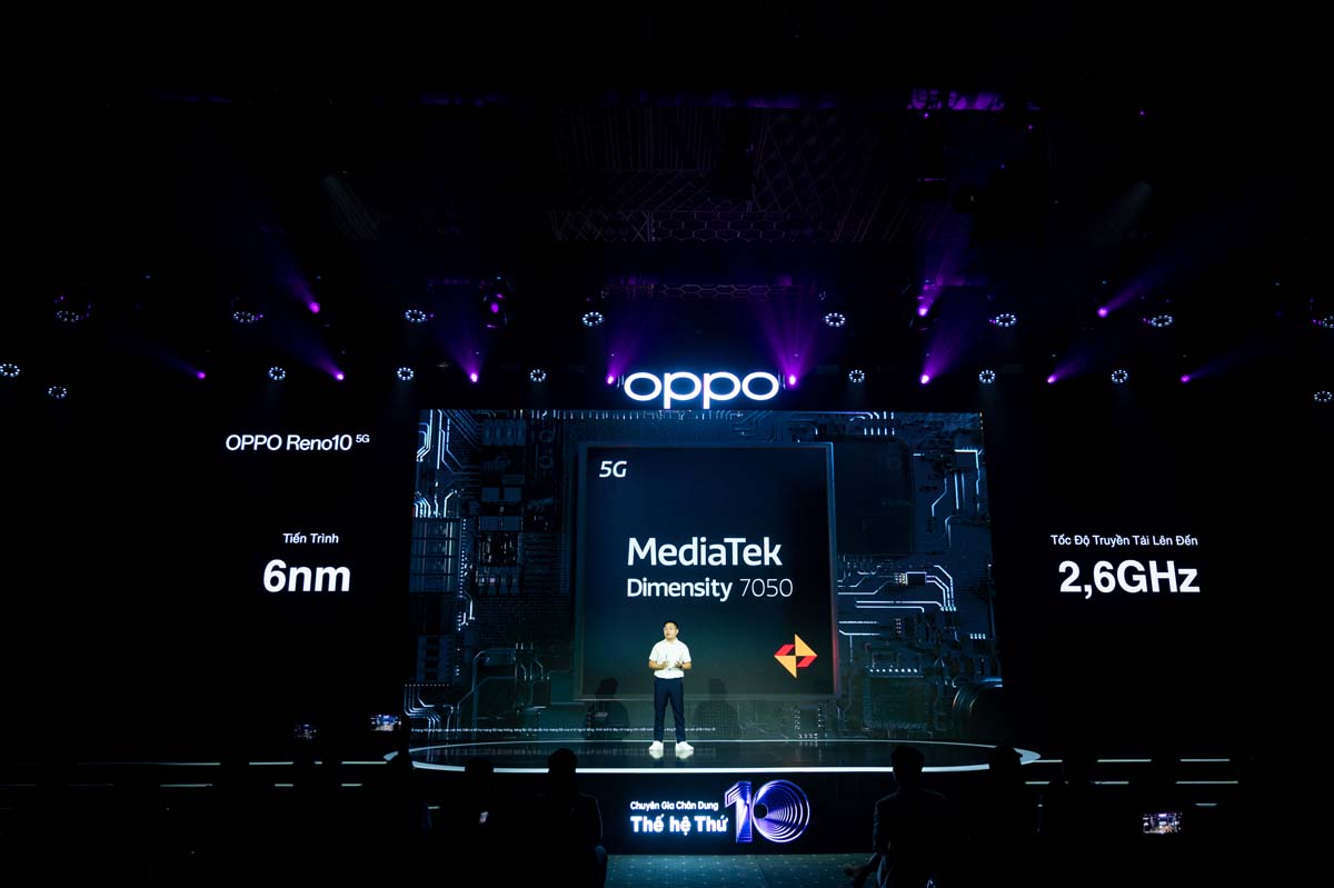 OPPO Reno10 Pro 5G sở hữu MediaTek Dimensity 7050