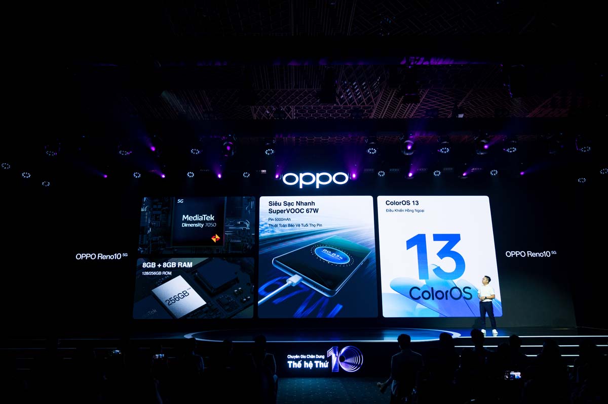 Những điểm đáng chú ý trên OPPO Reno10 5G