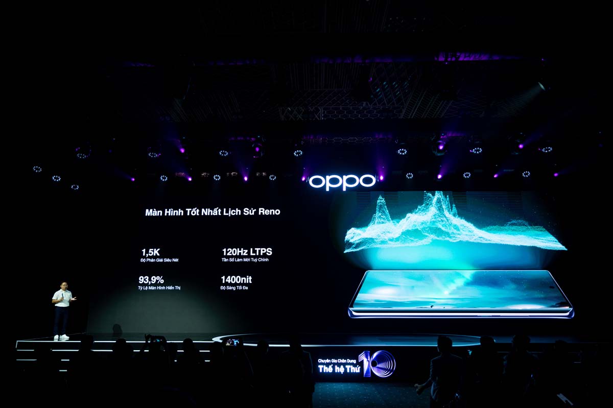 Màn hình trên OPPO Reno10 Pro+ 5G