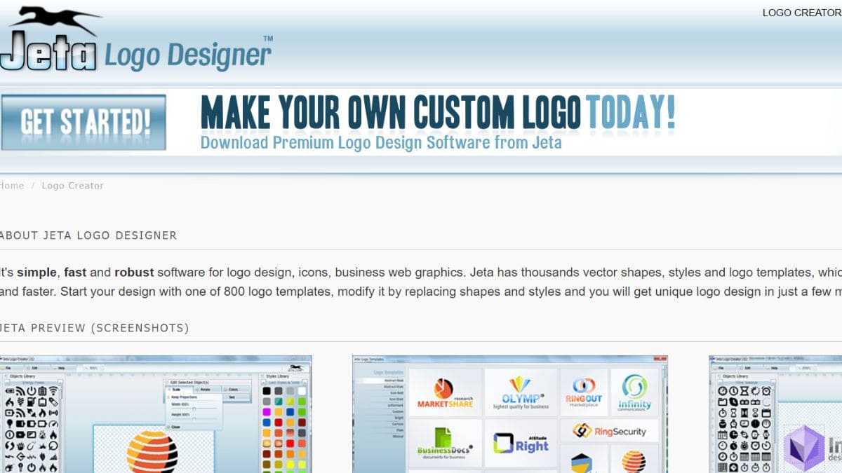 Phần mềm thiết kế logo JetA Logo Creator
