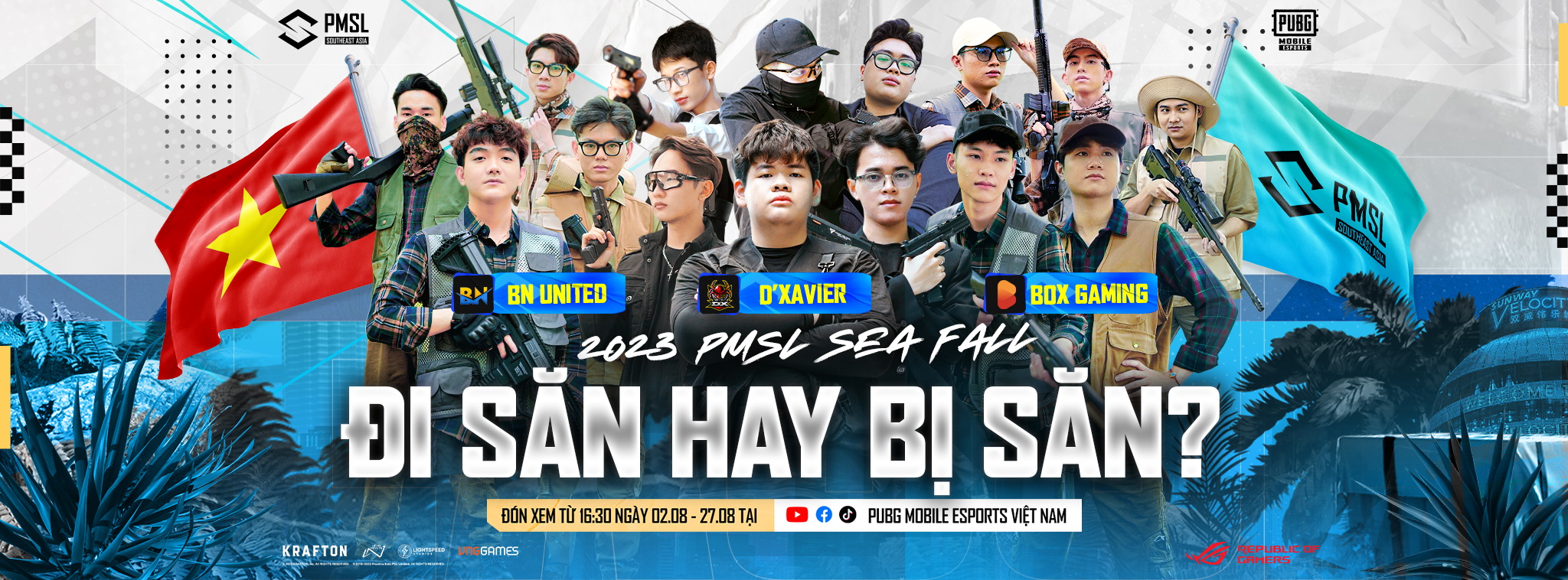 ROG Phone 7 được chọn làm thiết bị thi đấu 2023 PUBG Mobile Super League SEA Fall 