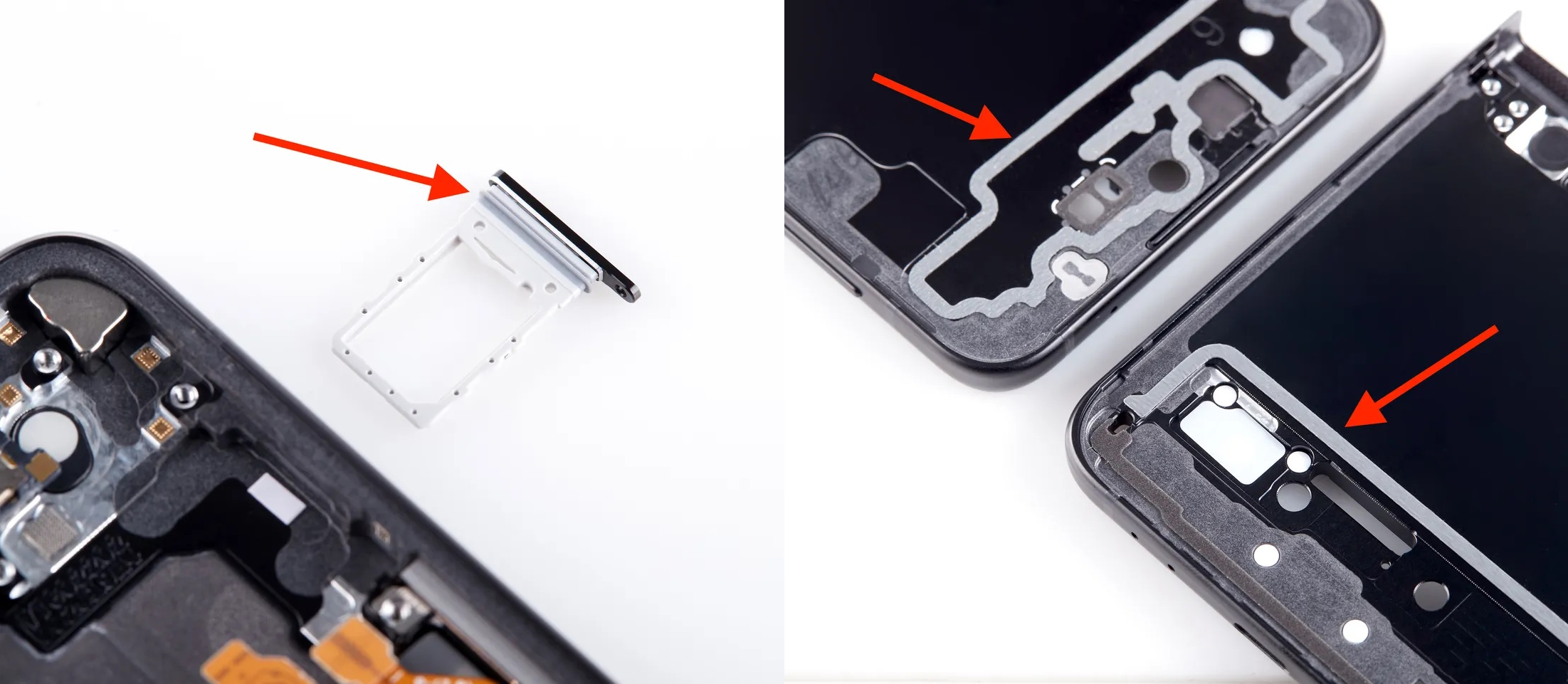 Khay SIM và một số bộ phận khác được Samsung sử dụng ron cao su kháng nước