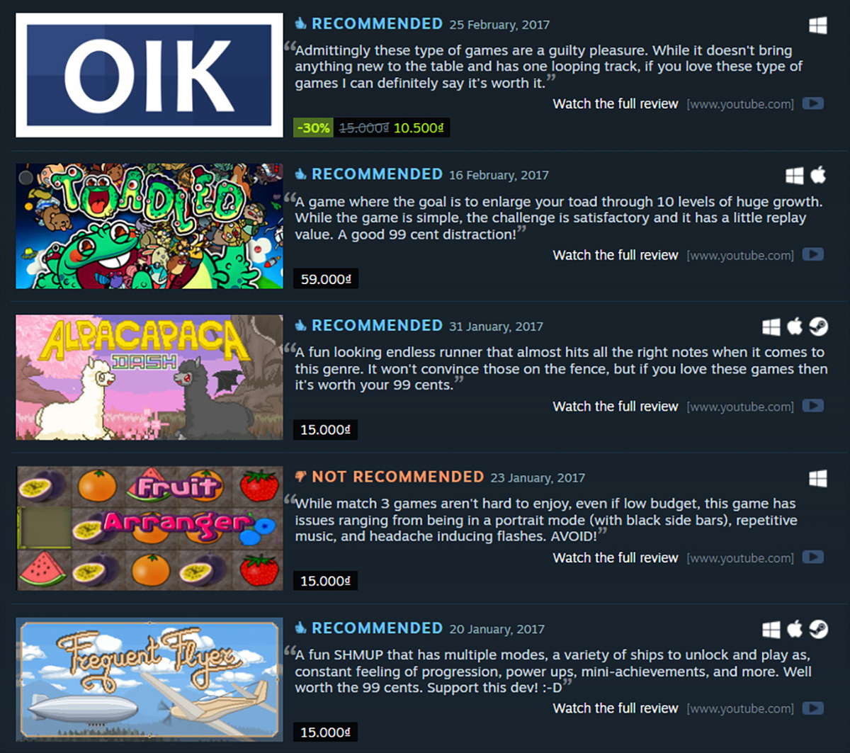 Sắp tới, giá game rẻ nhất trên Steam sẽ không còn rẻ nữa