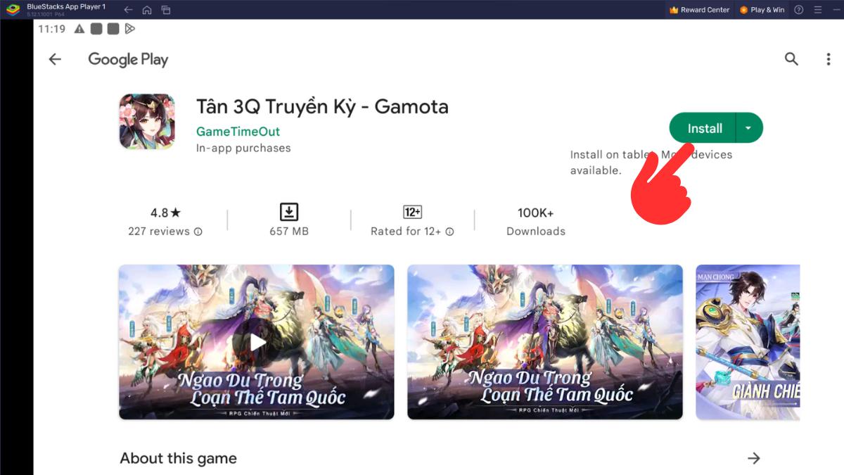Cách tải Tân 3Q Truyền Kỳ trên PC bước 3 