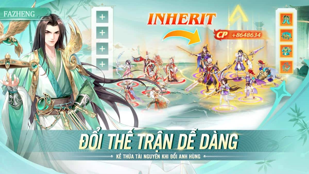 Những đặc sắc khi tải Tân 3Q Truyền Kỳ - Dàn anh hùng cực kỳ đa dạng