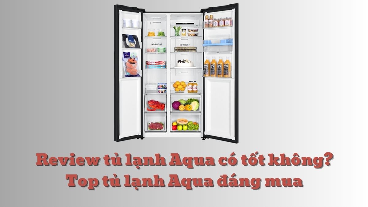 Review tủ lạnh Aqua có tốt không? Top tủ lạnh Aqua đáng mua