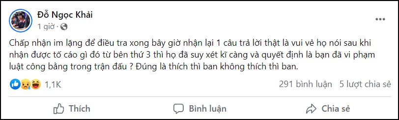 Án phạt vô tiền khoáng hậu trong lịch sử TTĐT Việt chấm dứt drama của STBC Esports