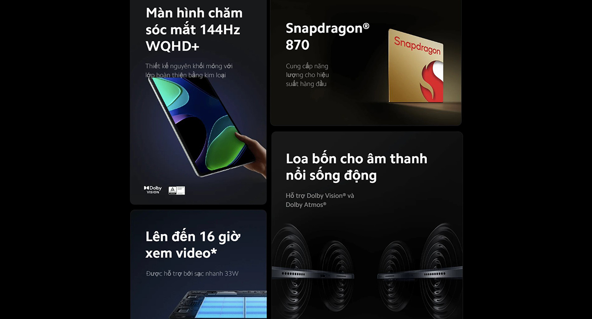 Snapdragon 870 cung cấp khả năng làm việc và giải trí mạnh mẽ