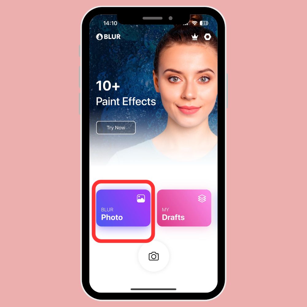 Sử dụng ứng dụng Blur Photo - Hình 1