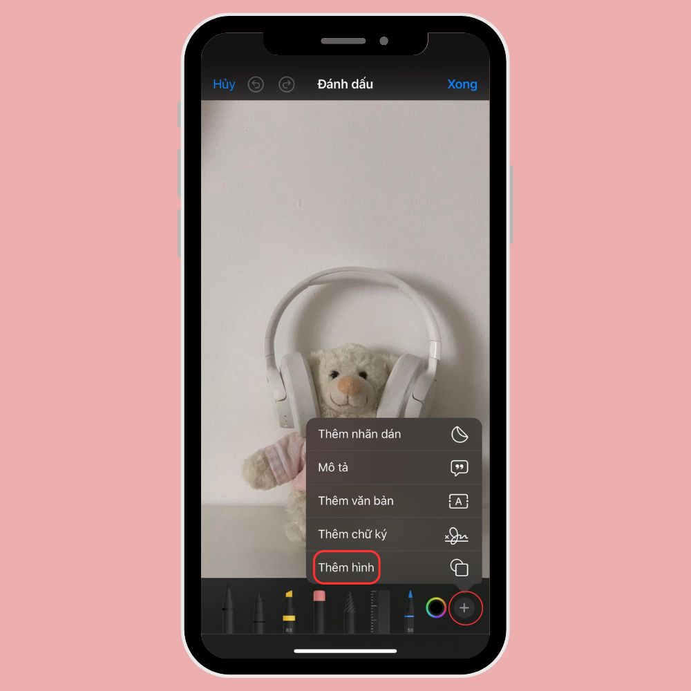 cách làm mờ ảnh trên iphone bằng công cụ có sẵn trong Ảnh bước 2