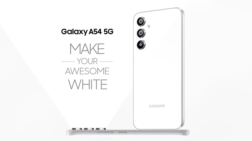 Galaxy A54 5G màu trắng