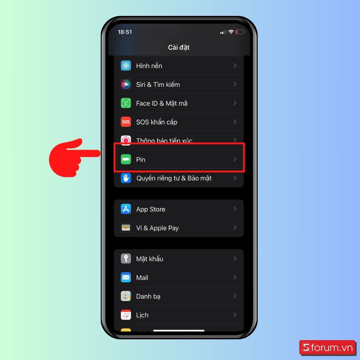 Bật tối ưu hóa quá trình sạc pin iPhone - bước 1