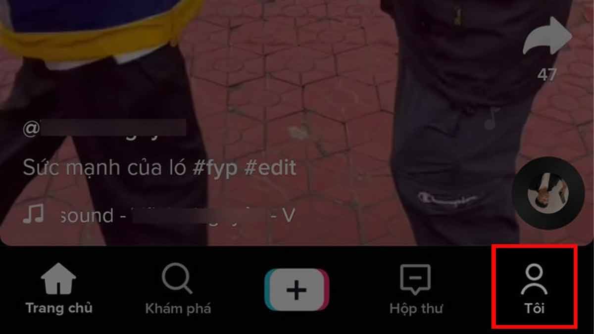 cách ghim bình luận trên TikTok trên iPhone bước 1