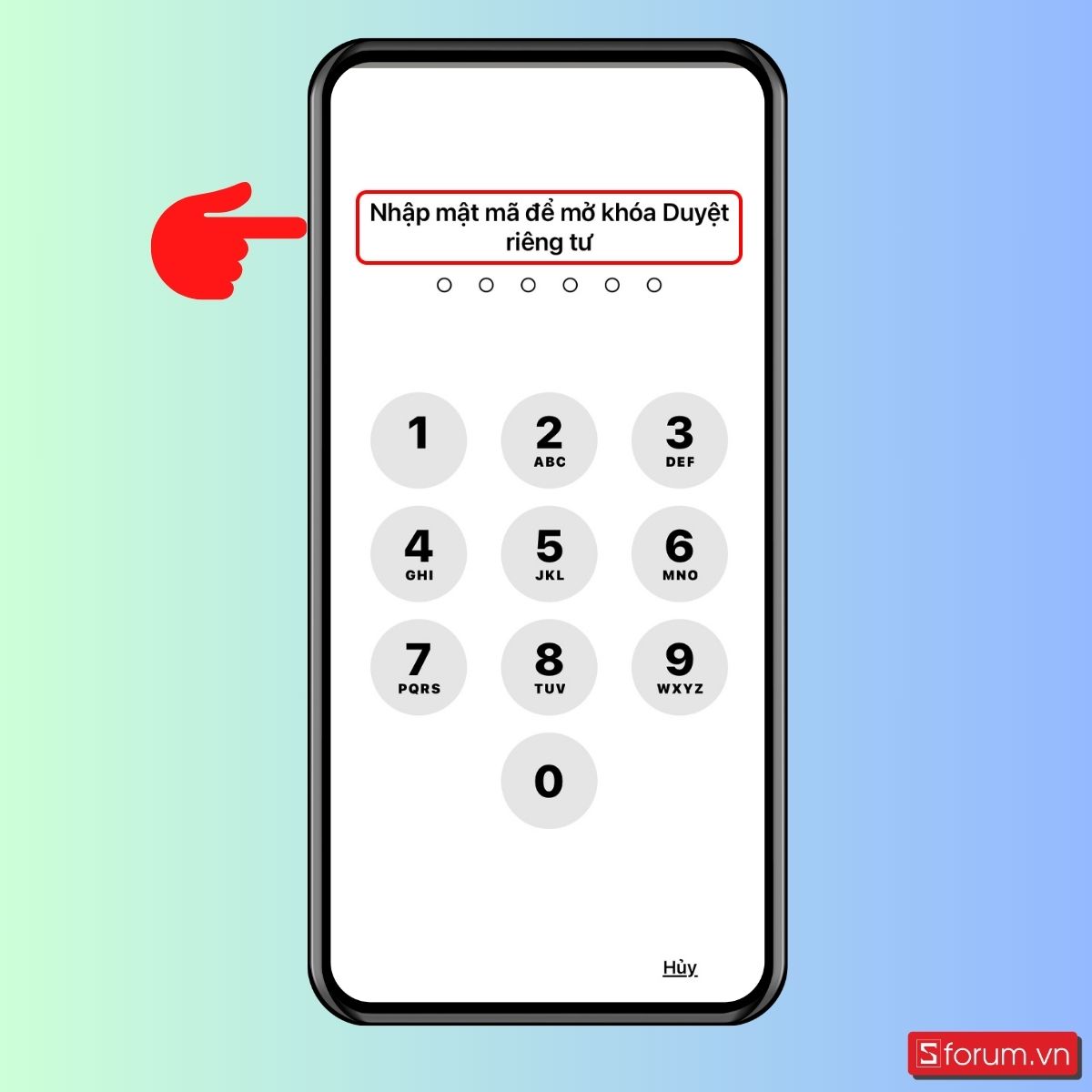 Hướng dẫn các bước khóa tab ẩn danh trên Safari bằng Face ID cực nhanh chóng - bước 4 