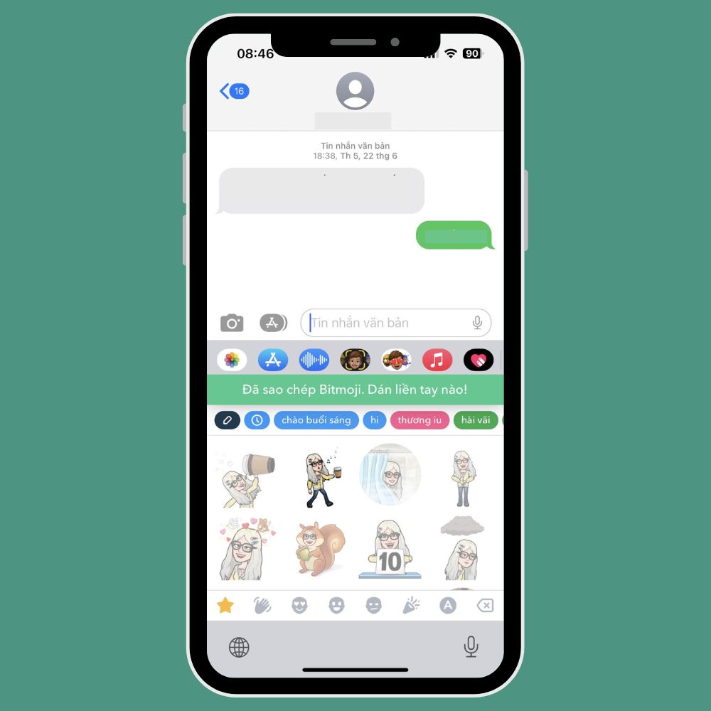 Cách sử dụng bàn phím Bitmoji trên iPhone