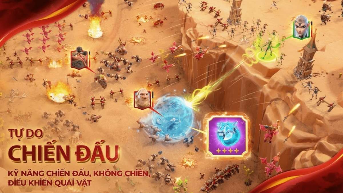 Call of Dragons có thể tự do kết hợp kỹ năng