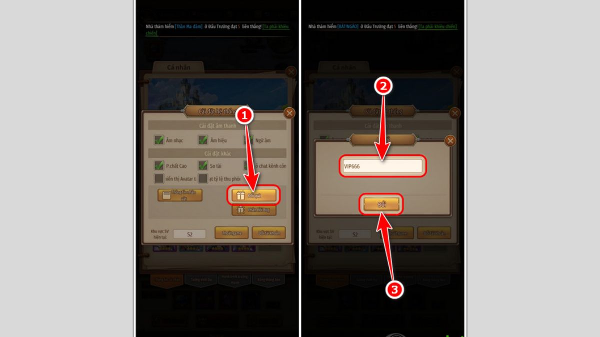 Hướng dẫn cách nhập code Elora